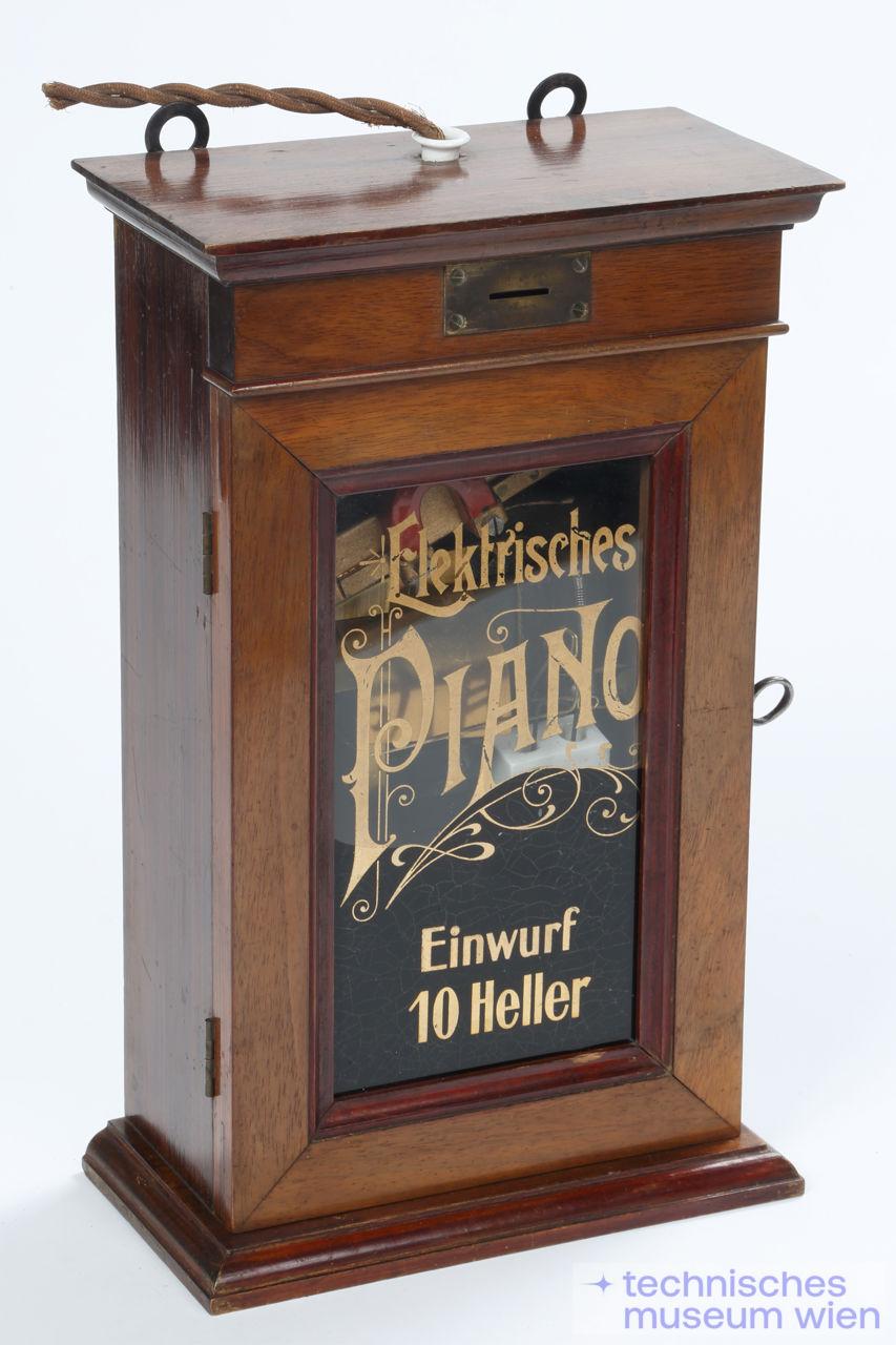 Münzeinwurf für ein Reproduktionsklavier